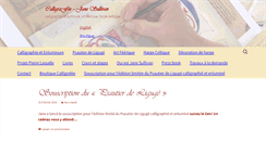 Desktop Screenshot of calligrafee.com